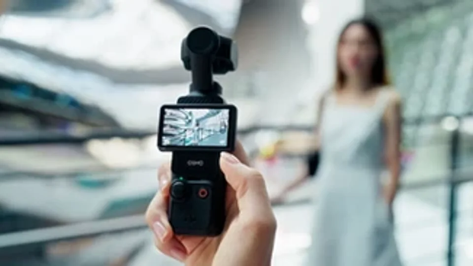 DJI Osmo Pocket 3 人物追蹤拍攝畫面